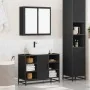 Juego de muebles de baño 2 pzas madera contrachapada negro de , Muebles de baño - Ref: Foro24-3300910, Precio: 155,44 €, Desc...