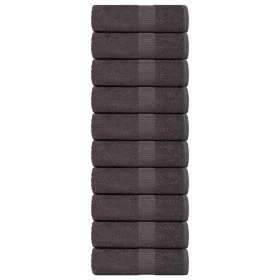 Toallitas de baño 10 uds antracita 15x21cm 360 gsm 100% algodón by , Towels - Ref: Foro24-136671, Price: 17,71 €, Discount: %