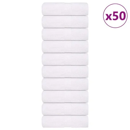 Toallas de jabón 50 uds blanco 30x30 cm 360 gsm 100% algodón by , Towels - Ref: Foro24-136644, Price: 50,65 €, Discount: %