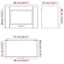 Armario de pared para cocina Porto madera de ingeniería blanca von , Küchenschränke - Ref: Foro24-854077, Preis: 55,60 €, Rab...