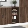 Armario de horno madera ingeniería roble ahumado 40x44,5x81,5cm by , Kitchen cabinets - Ref: Foro24-854208, Price: 62,69 €, D...