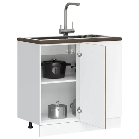 Mueble bajo de cocina porto madera vieja madera reconstituida von , Küchenschränke - Ref: Foro24-854306, Preis: 80,22 €, Raba...