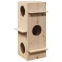 Casa para gatos madera maciza pino 43x43x90 cm von , Katzenmöbel - Ref: Foro24-859298, Preis: 86,71 €, Rabatt: %