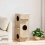 Casa para gatos madera maciza pino 43x43x90 cm von , Katzenmöbel - Ref: Foro24-859298, Preis: 86,71 €, Rabatt: %
