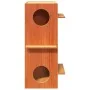 Casa para gatos cera marrón 43x43x90 cm madera maciza pino von , Katzenmöbel - Ref: Foro24-859300, Preis: 98,48 €, Rabatt: %