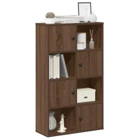 Estantería de madera de ingeniería marrón roble 60x24x101,5 cm by , Bookcases and shelves - Ref: Foro24-860397, Price: 77,79 ...