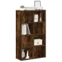 Estantería madera de ingeniería roble ahumado 60x24x101,5 cm de , Librerías y estanterías - Ref: Foro24-860395, Precio: 74,86...