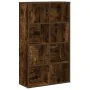 Estantería madera de ingeniería roble ahumado 60x24x101,5 cm de , Librerías y estanterías - Ref: Foro24-860395, Precio: 74,86...
