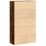 Estantería madera de ingeniería roble ahumado 60x24x101,5 cm de , Librerías y estanterías - Ref: Foro24-860395, Precio: 74,86...