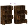 Estantería madera de ingeniería roble ahumado 60x24x101,5 cm de , Librerías y estanterías - Ref: Foro24-860395, Precio: 74,86...