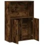 Estantería madera de ingeniería roble ahumado 60x24x85 cm by , Bookcases and shelves - Ref: Foro24-860413, Price: 58,16 €, Di...