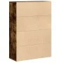 Estantería madera de ingeniería roble ahumado 60x24x85 cm by , Bookcases and shelves - Ref: Foro24-860413, Price: 58,16 €, Di...