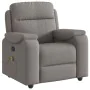 Sillón de masaje reclinable de tela gris taupé by , Armchairs - Ref: Foro24-4015697, Price: 192,11 €, Discount: %