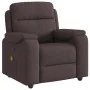 Sillón de masaje reclinable de tela marrón oscuro de , Sillones - Ref: Foro24-4015695, Precio: 216,07 €, Descuento: %