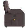 Sillón de masaje reclinable de tela marrón oscuro de , Sillones - Ref: Foro24-4015695, Precio: 216,07 €, Descuento: %