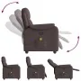 Sillón de masaje reclinable de tela marrón oscuro de , Sillones - Ref: Foro24-4015695, Precio: 216,07 €, Descuento: %