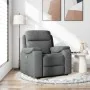 Sillón reclinable de tela gris oscuro de , Sillones - Ref: Foro24-4015681, Precio: 238,60 €, Descuento: %