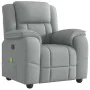 Sillón reclinable de masaje de tela gris claro by , Armchairs - Ref: Foro24-4015710, Price: 245,15 €, Discount: %