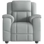 Sillón reclinable de masaje de tela gris claro by , Armchairs - Ref: Foro24-4015710, Price: 245,15 €, Discount: %