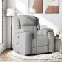 Sillón de masaje reclinable de tela gris nube by , Armchairs - Ref: Foro24-4015719, Price: 244,69 €, Discount: %