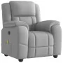 Sillón de masaje reclinable de tela gris nube by , Armchairs - Ref: Foro24-4015719, Price: 244,69 €, Discount: %