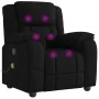 Sillón reclinable de masaje de tela negro de , Sillones - Ref: Foro24-4015712, Precio: 247,86 €, Descuento: %