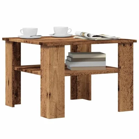 Mesa de centro madera contrachapada madera antigua 60x60x42 cm by , Coffee table - Ref: Foro24-855794, Price: 51,99 €, Discou...