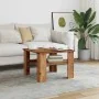 Mesa de centro madera contrachapada madera antigua 60x60x42 cm by , Coffee table - Ref: Foro24-855794, Price: 51,99 €, Discou...