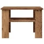 Mesa de centro madera contrachapada madera antigua 60x60x42 cm by , Coffee table - Ref: Foro24-855794, Price: 51,99 €, Discou...