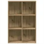 Estantería/Aparador contrachapada roble artesanal 66x30x98 cm de , Librerías y estanterías - Ref: Foro24-855827, Precio: 75,5...