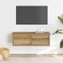 Armario pared madera de ingeniería roble artesano 60x26x18,5 cm by , Shelves and shelves - Ref: Foro24-855859, Price: 48,27 €...