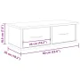 Armario pared madera de ingeniería roble artesano 60x26x18,5 cm by , Shelves and shelves - Ref: Foro24-855859, Price: 48,27 €...