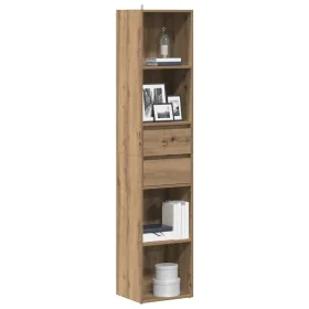 Estantería de madera de ingeniería roble artisan 36x30x171 cm by , Bookcases and shelves - Ref: Foro24-856047, Price: 88,94 €...