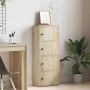 Estantería de madera de ingeniería gris hormigón 40x24x102 cm de , Librerías y estanterías - Ref: Foro24-860376, Precio: 68,2...