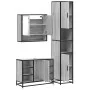 Set de muebles de baño 3 pzas madera contrachapada gris sonoma von , Badezimmermöbel - Ref: Foro24-3301123, Preis: 295,78 €, ...