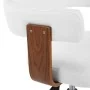 Drehbare Esszimmerstühle, 2 Stück, gebogenes Holz, weißes Leder von vidaXL, Essstühle - Ref: Foro24-3054893, Preis: 285,15 €,...