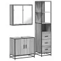 Set de muebles de baño 3 pzas madera contrachapada gris sonoma von , Badezimmermöbel - Ref: Foro24-3301128, Preis: 248,82 €, ...