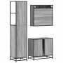 Set de muebles de baño 3 pzas madera contrachapada gris sonoma von , Badezimmermöbel - Ref: Foro24-3301128, Preis: 248,82 €, ...