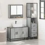 Set de muebles de baño 3 pzas madera contrachapada gris sonoma de , Muebles de baño - Ref: Foro24-3301163, Precio: 276,29 €, ...