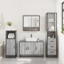 Set de muebles de baño 3 pzas madera contrachapada gris sonoma de , Muebles de baño - Ref: Foro24-3301163, Precio: 276,29 €, ...