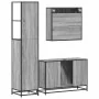 Set de muebles de baño 3 pzas madera contrachapada gris sonoma de , Muebles de baño - Ref: Foro24-3301163, Precio: 276,29 €, ...