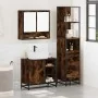 Set de muebles baño 3 pzas madera contrachapada roble ahumado by , Bathroom furniture - Ref: Foro24-3301177, Price: 226,97 €,...