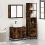 Set de muebles baño 3 pzas madera contrachapada roble ahumado by , Bathroom furniture - Ref: Foro24-3301137, Price: 247,07 €,...