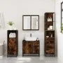 Set de muebles baño 3 pzas madera contrachapada roble ahumado by , Bathroom furniture - Ref: Foro24-3301137, Price: 247,07 €,...