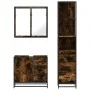 Set de muebles baño 3 pzas madera contrachapada roble ahumado by , Bathroom furniture - Ref: Foro24-3301137, Price: 247,07 €,...