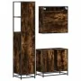 Set de muebles baño 3 pzas madera contrachapada roble ahumado by , Bathroom furniture - Ref: Foro24-3301137, Price: 247,07 €,...