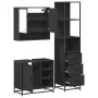 Juego de muebles de baño 3 pzas madera contrachapada negro by , Bathroom furniture - Ref: Foro24-3301175, Price: 262,44 €, Di...