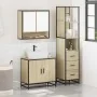 Set de muebles de baño 3 pzas madera contrachapada roble Sonoma von , Badezimmermöbel - Ref: Foro24-3301156, Preis: 246,21 €,...