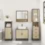 Set de muebles de baño 3 pzas madera contrachapada roble Sonoma von , Badezimmermöbel - Ref: Foro24-3301156, Preis: 246,21 €,...