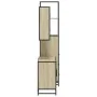 Set de muebles de baño 3 pzas madera contrachapada roble Sonoma by , Bathroom furniture - Ref: Foro24-3301161, Price: 263,19 ...